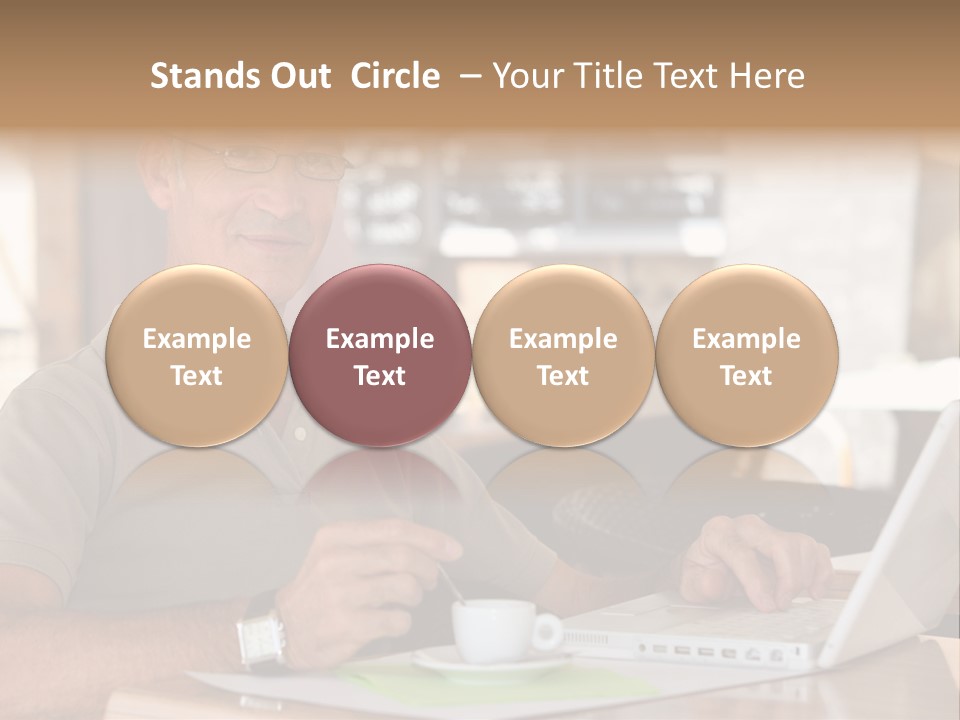 Executive Desk Mug PowerPoint Template