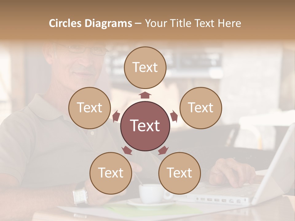 Executive Desk Mug PowerPoint Template