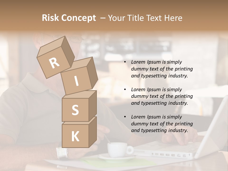 Executive Desk Mug PowerPoint Template