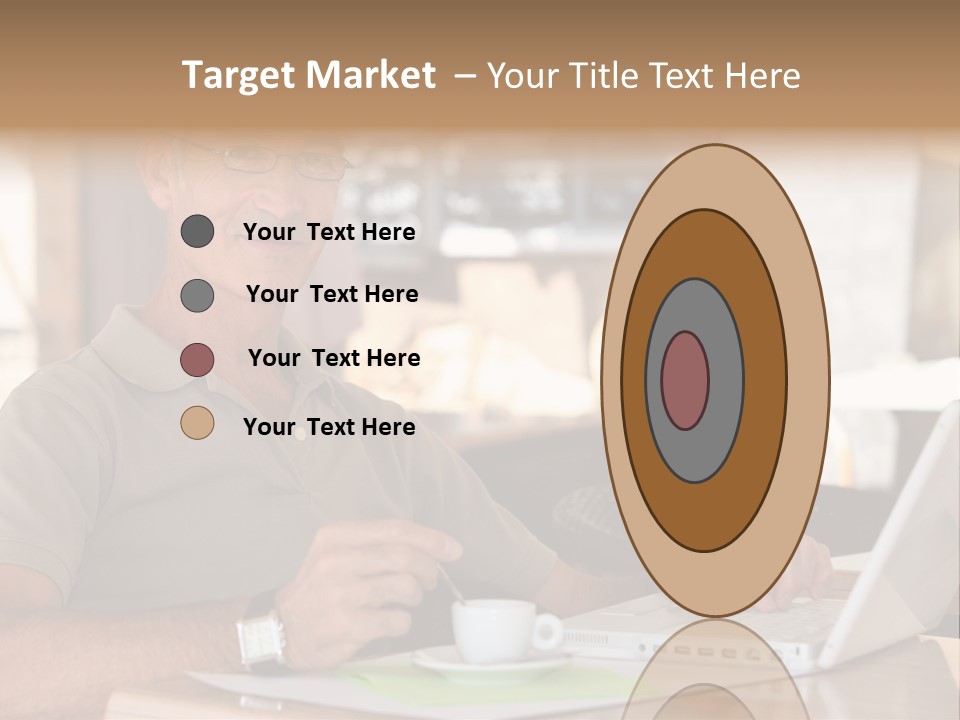 Executive Desk Mug PowerPoint Template