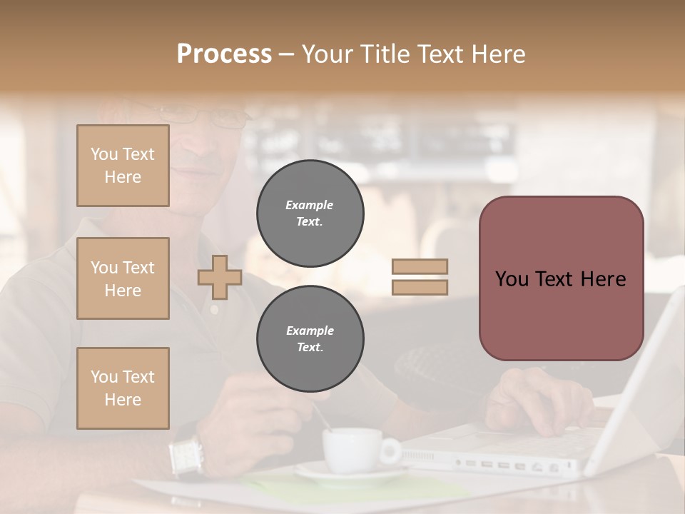 Executive Desk Mug PowerPoint Template