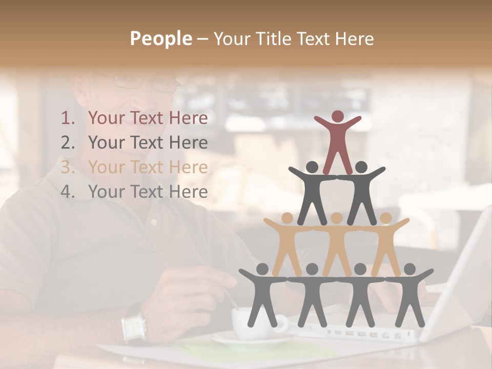 Executive Desk Mug PowerPoint Template