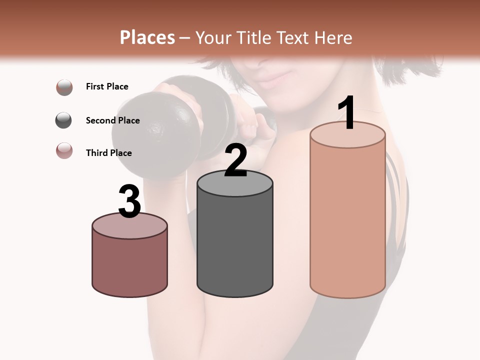 Diet Dumbell Slimming PowerPoint Template