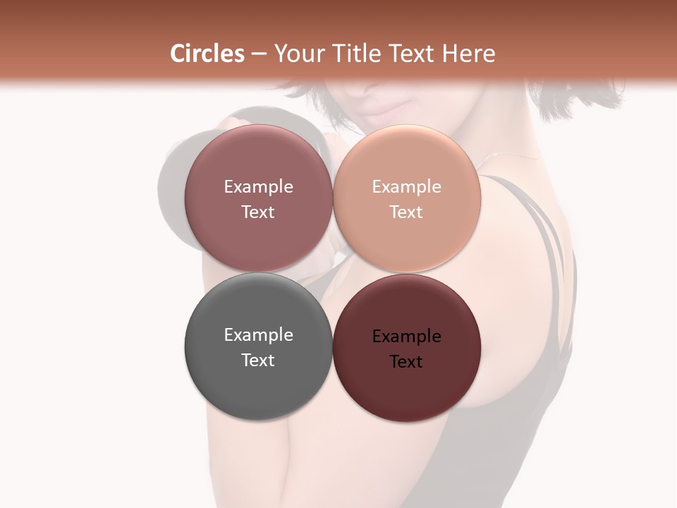 Diet Dumbell Slimming PowerPoint Template