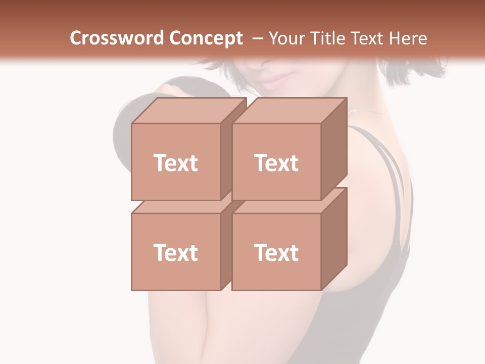 Diet Dumbell Slimming PowerPoint Template