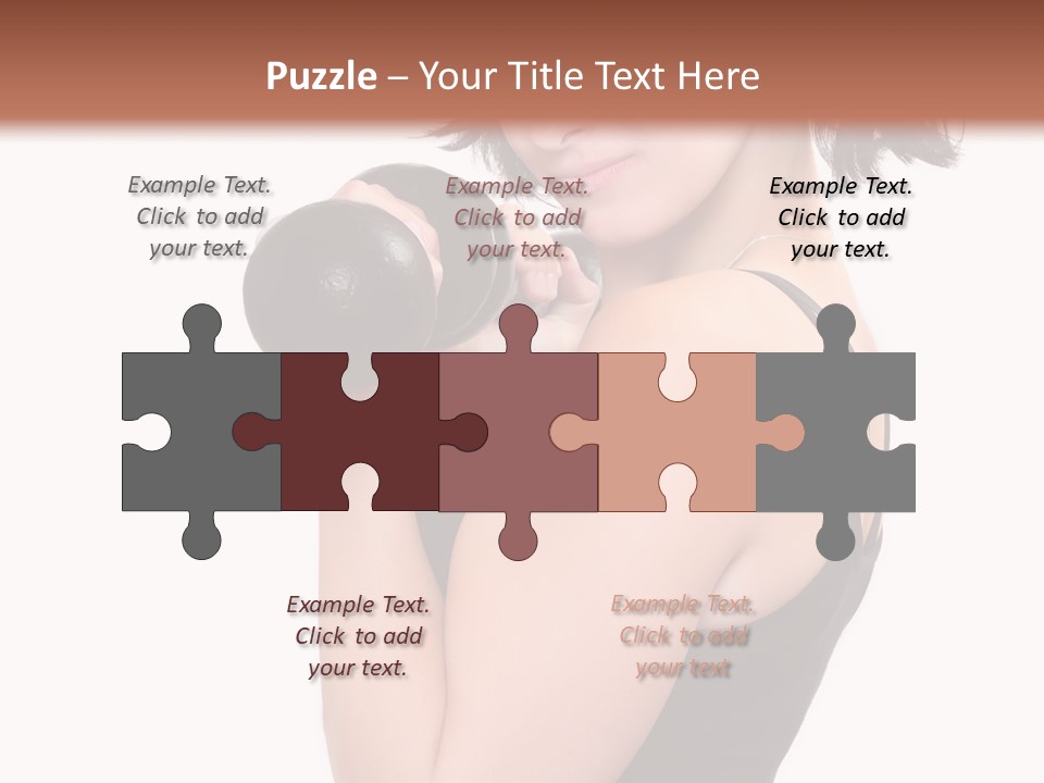 Diet Dumbell Slimming PowerPoint Template