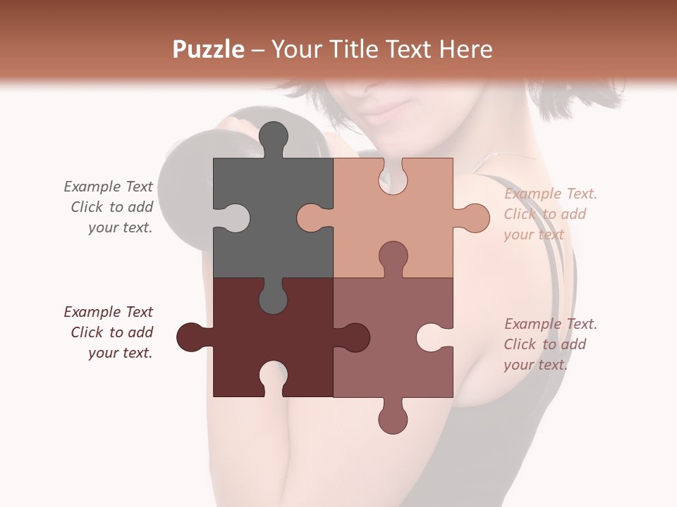 Diet Dumbell Slimming PowerPoint Template