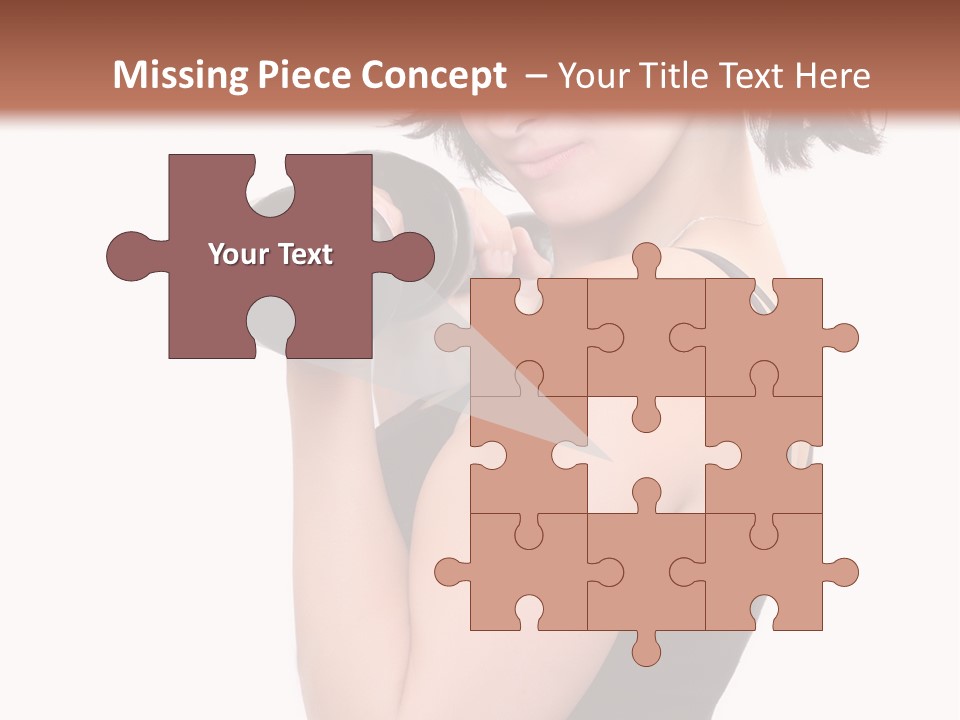 Diet Dumbell Slimming PowerPoint Template