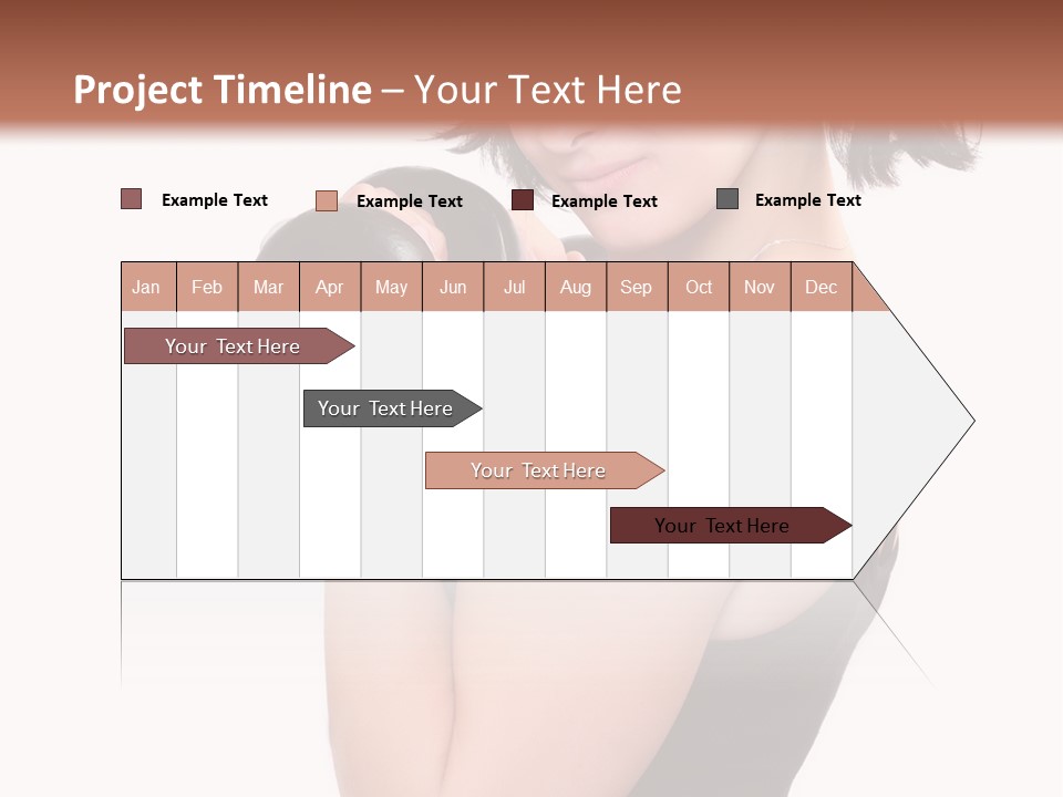 Diet Dumbell Slimming PowerPoint Template