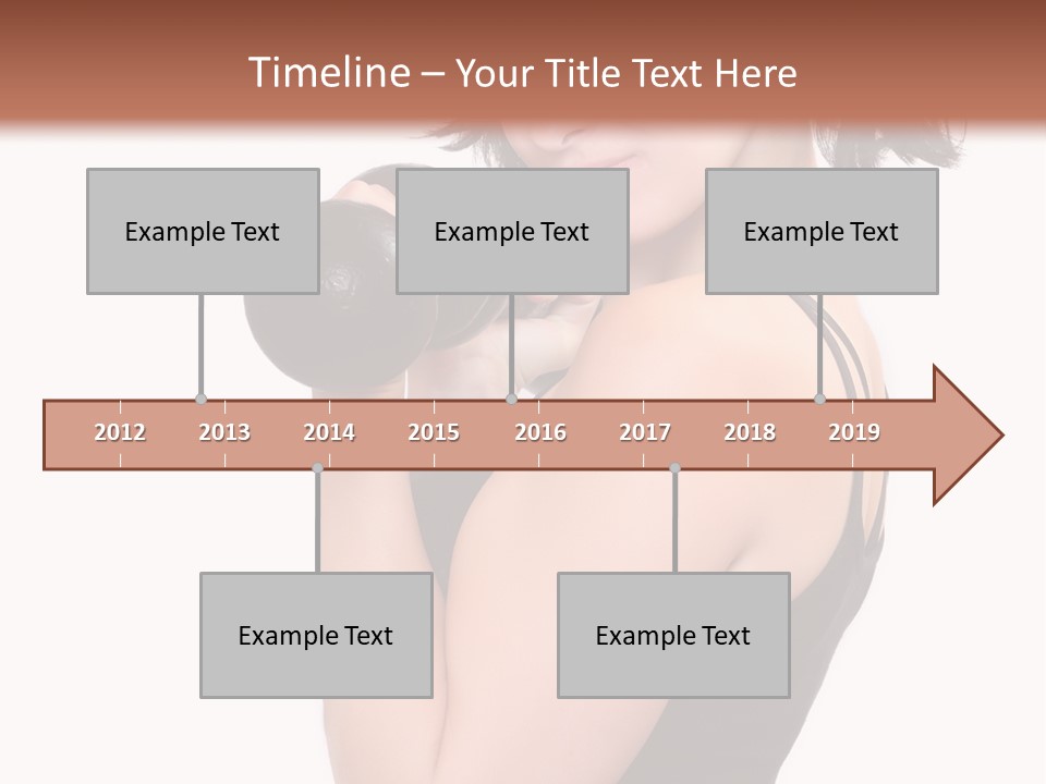 Diet Dumbell Slimming PowerPoint Template