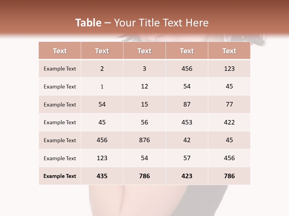 Diet Dumbell Slimming PowerPoint Template