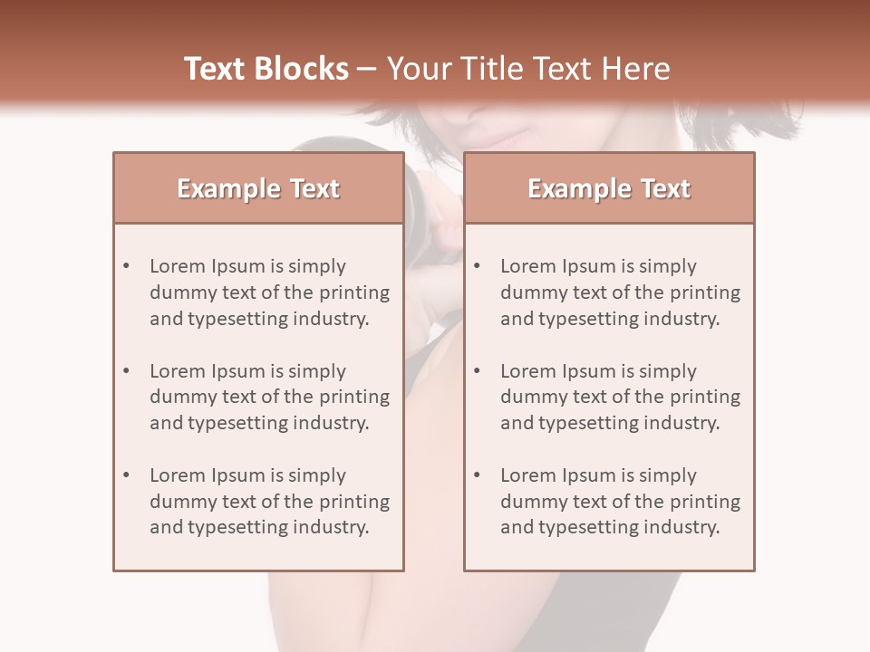 Diet Dumbell Slimming PowerPoint Template