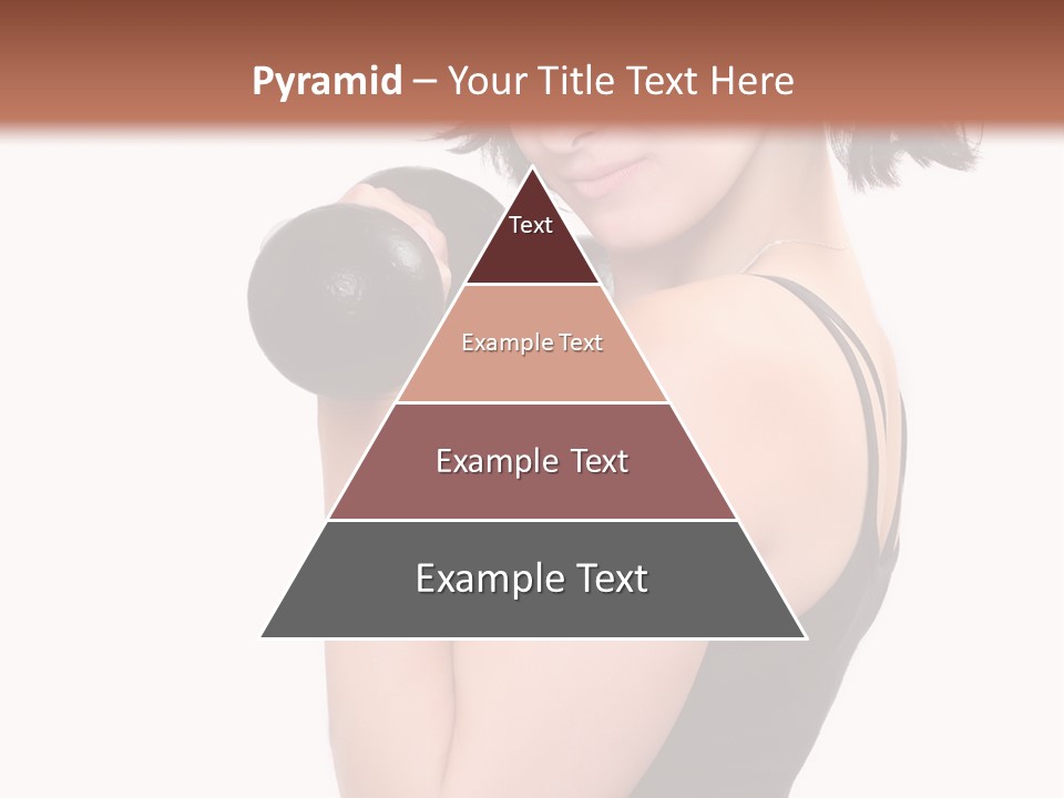 Diet Dumbell Slimming PowerPoint Template