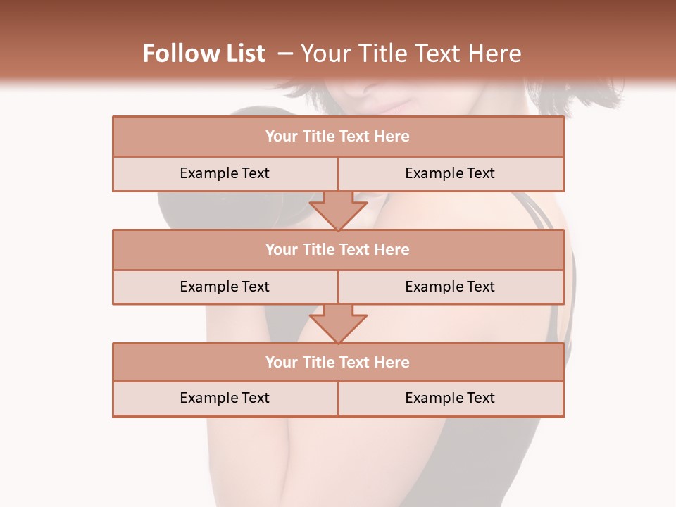 Diet Dumbell Slimming PowerPoint Template