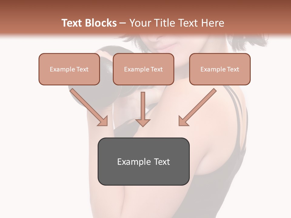 Diet Dumbell Slimming PowerPoint Template