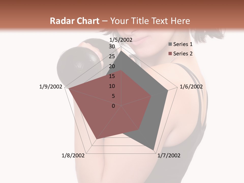 Diet Dumbell Slimming PowerPoint Template
