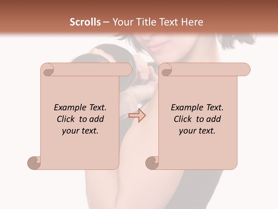 Diet Dumbell Slimming PowerPoint Template