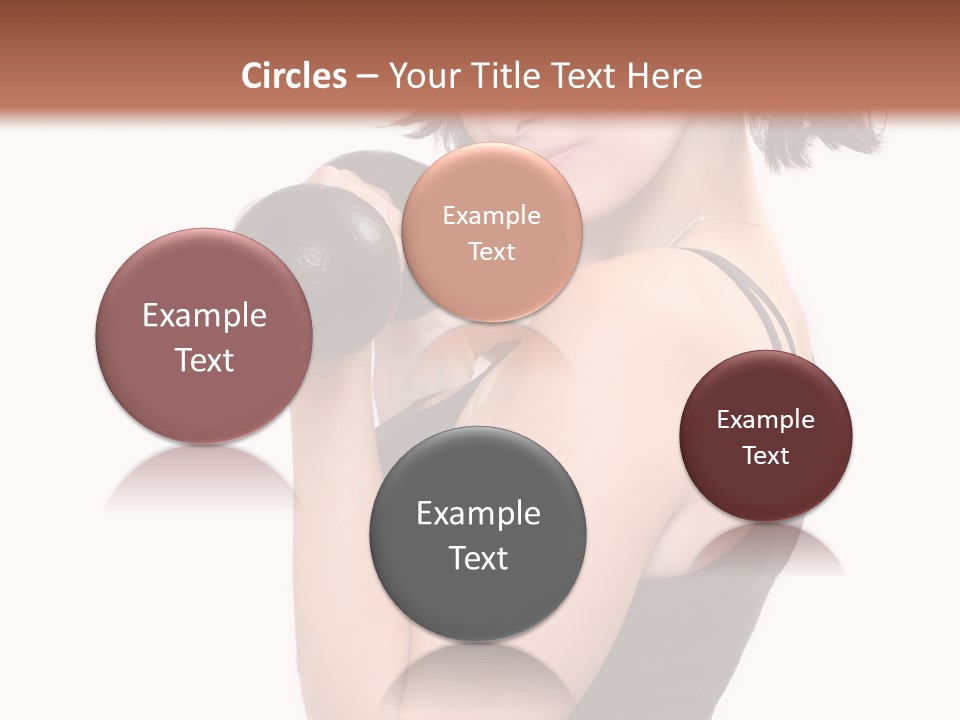 Diet Dumbell Slimming PowerPoint Template