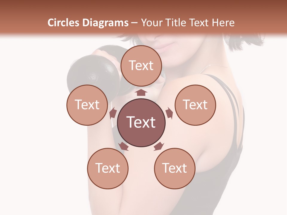 Diet Dumbell Slimming PowerPoint Template