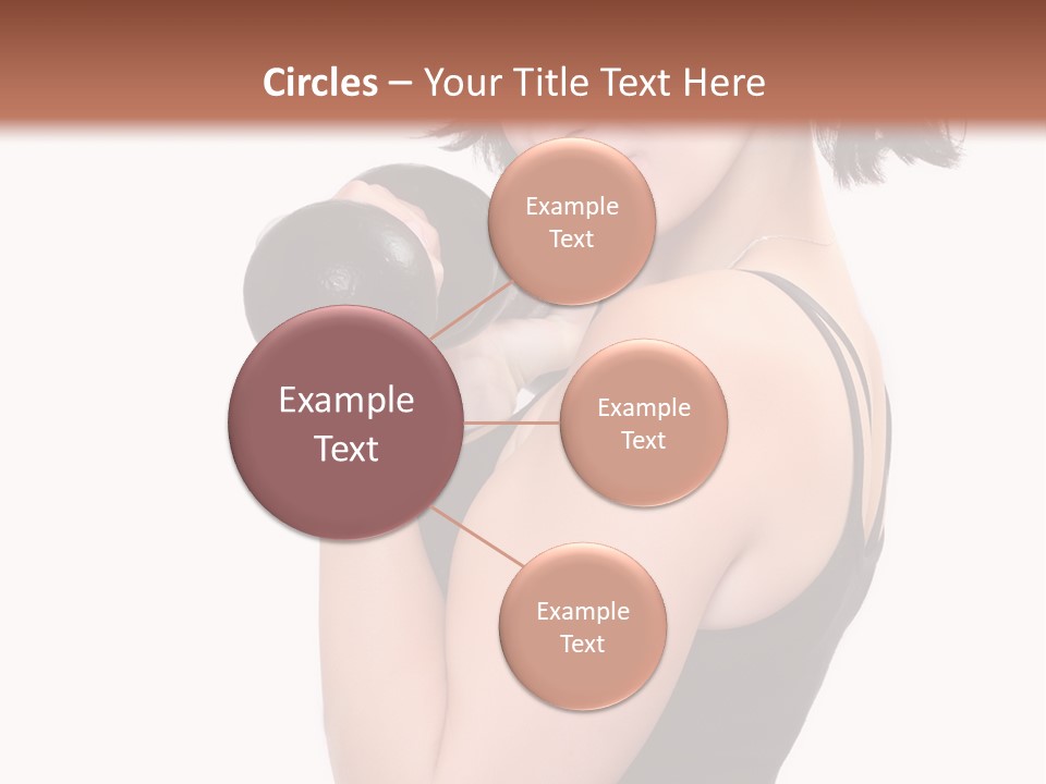 Diet Dumbell Slimming PowerPoint Template