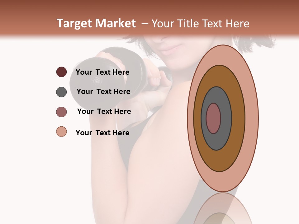 Diet Dumbell Slimming PowerPoint Template