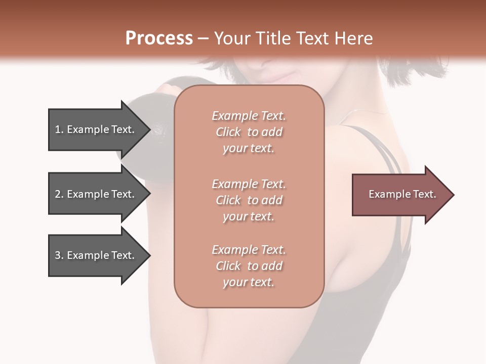 Diet Dumbell Slimming PowerPoint Template