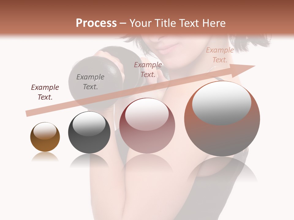 Diet Dumbell Slimming PowerPoint Template