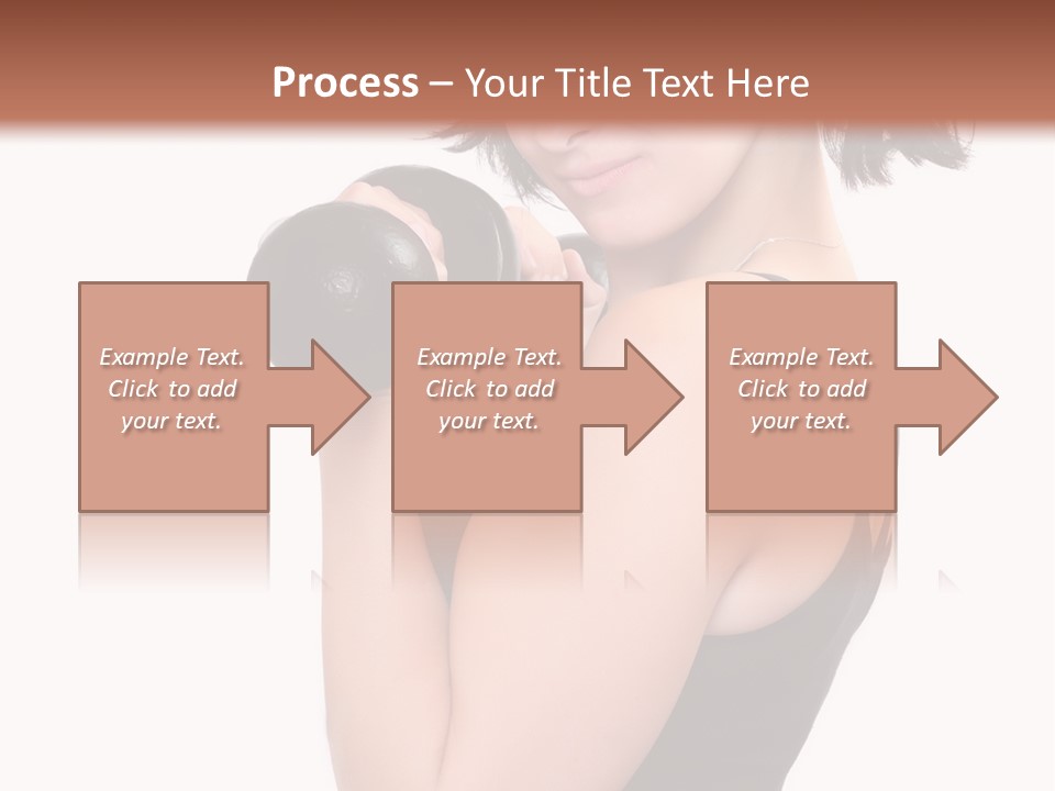 Diet Dumbell Slimming PowerPoint Template