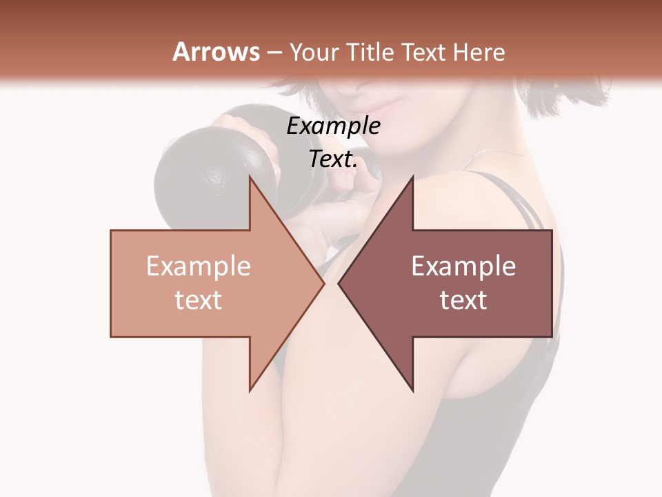 Diet Dumbell Slimming PowerPoint Template