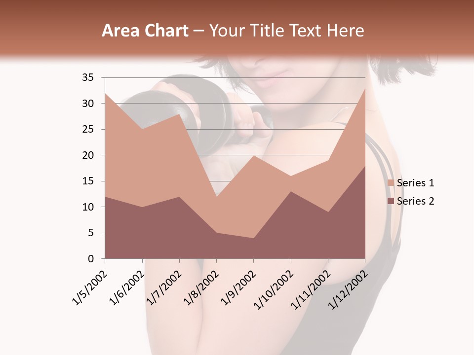 Diet Dumbell Slimming PowerPoint Template