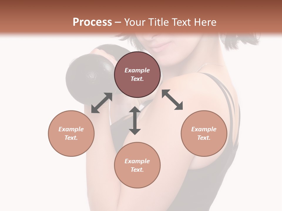 Diet Dumbell Slimming PowerPoint Template