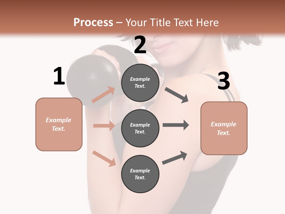 Diet Dumbell Slimming PowerPoint Template
