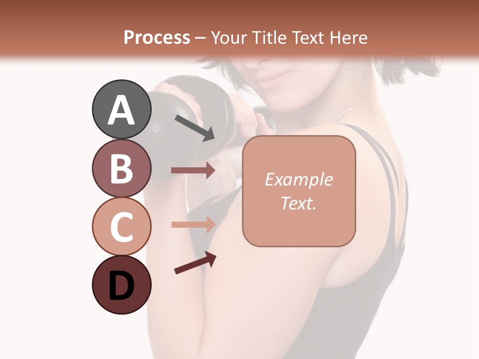 Diet Dumbell Slimming PowerPoint Template