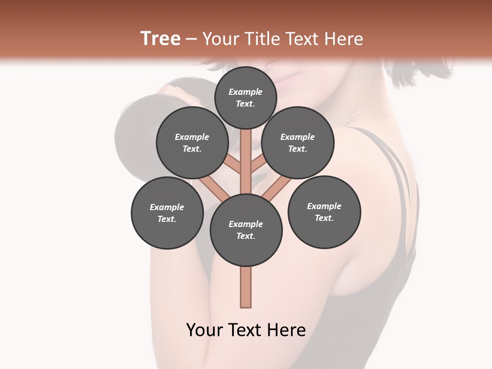 Diet Dumbell Slimming PowerPoint Template
