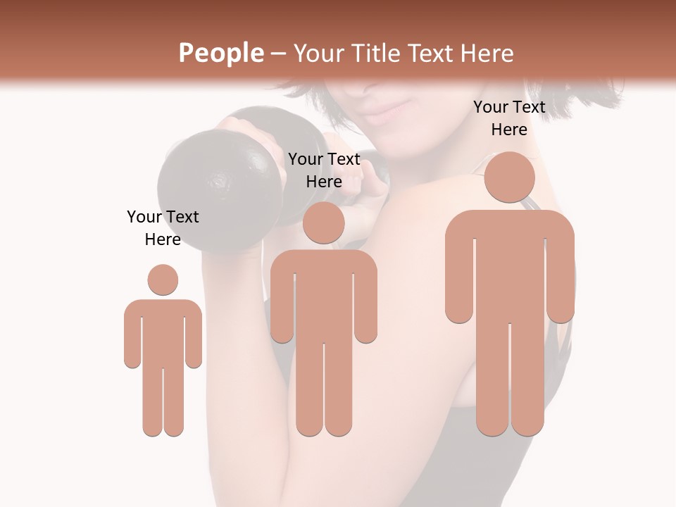 Diet Dumbell Slimming PowerPoint Template