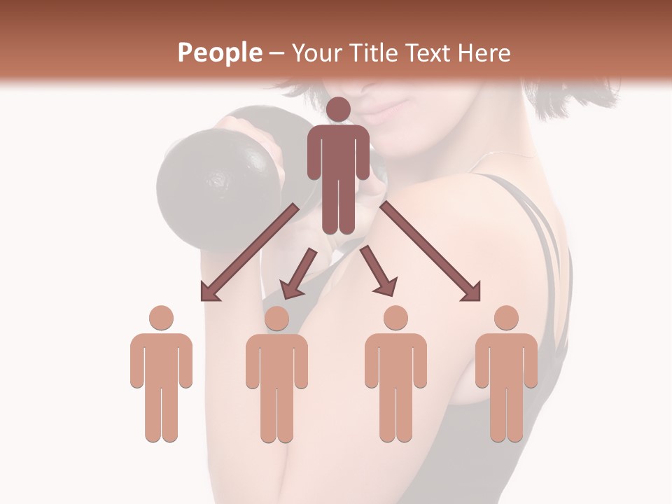 Diet Dumbell Slimming PowerPoint Template