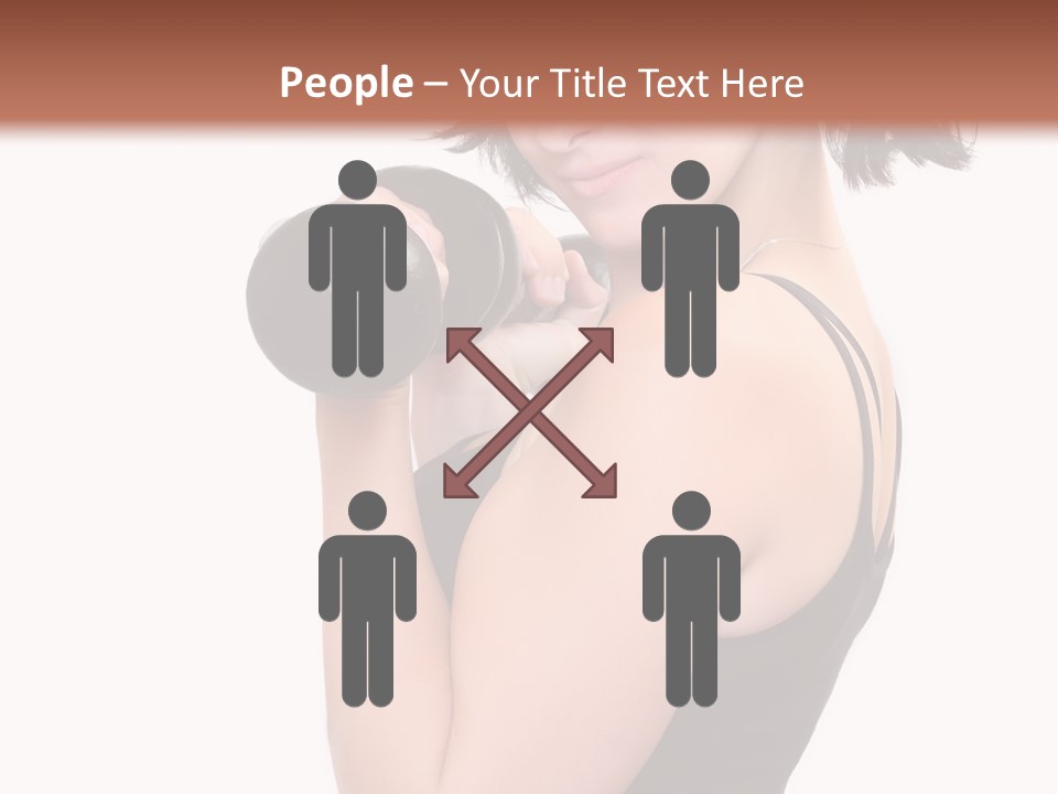 Diet Dumbell Slimming PowerPoint Template