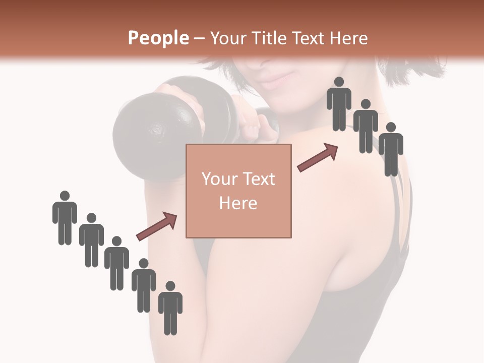 Diet Dumbell Slimming PowerPoint Template