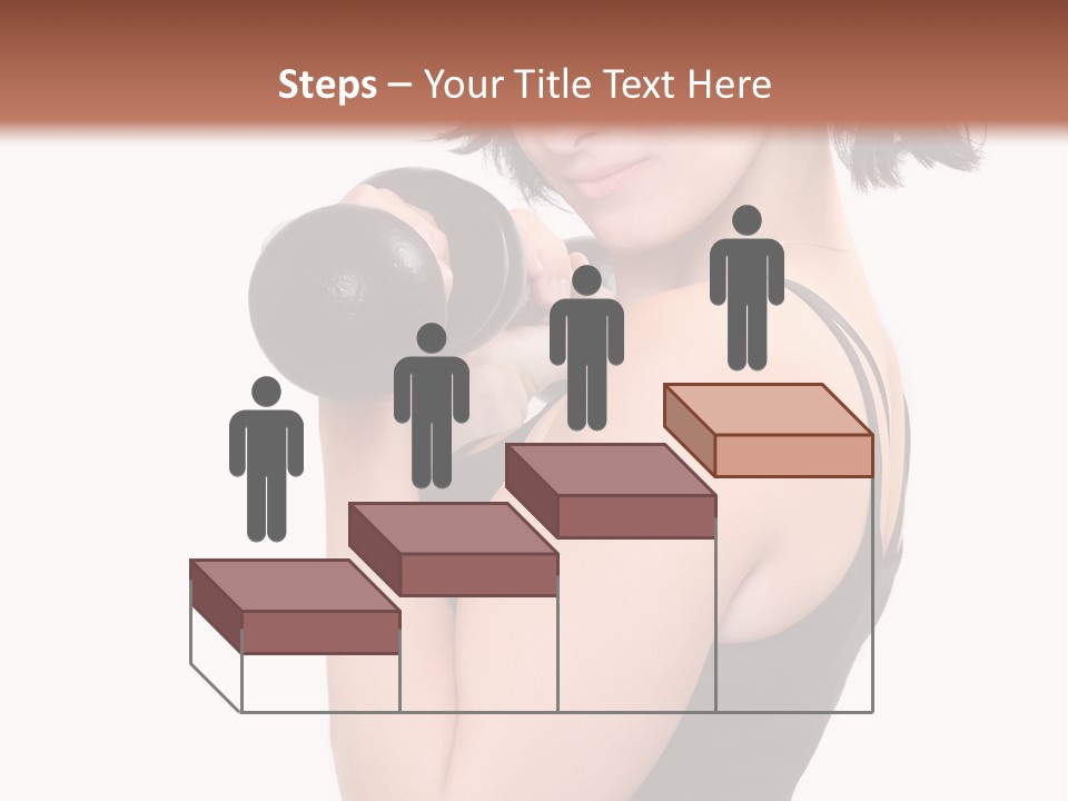 Diet Dumbell Slimming PowerPoint Template