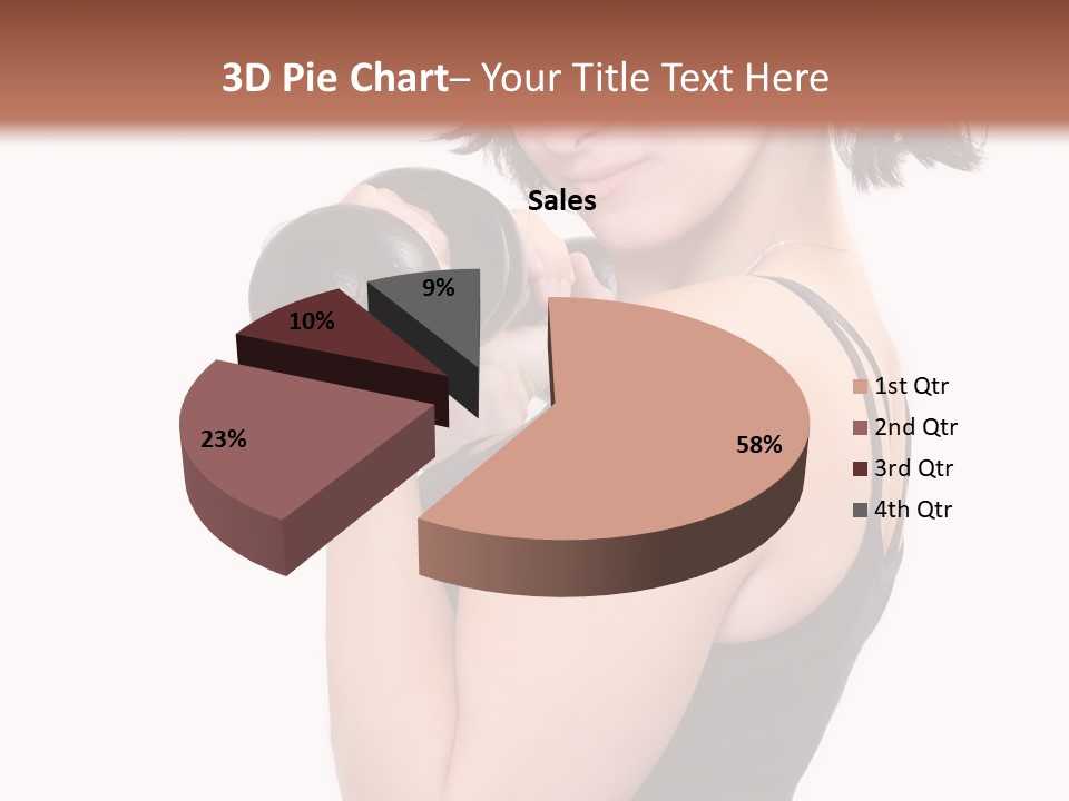 Diet Dumbell Slimming PowerPoint Template