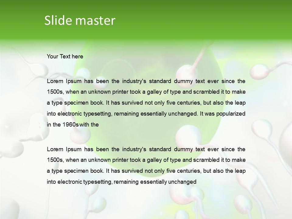 System Fertility Green PowerPoint Template