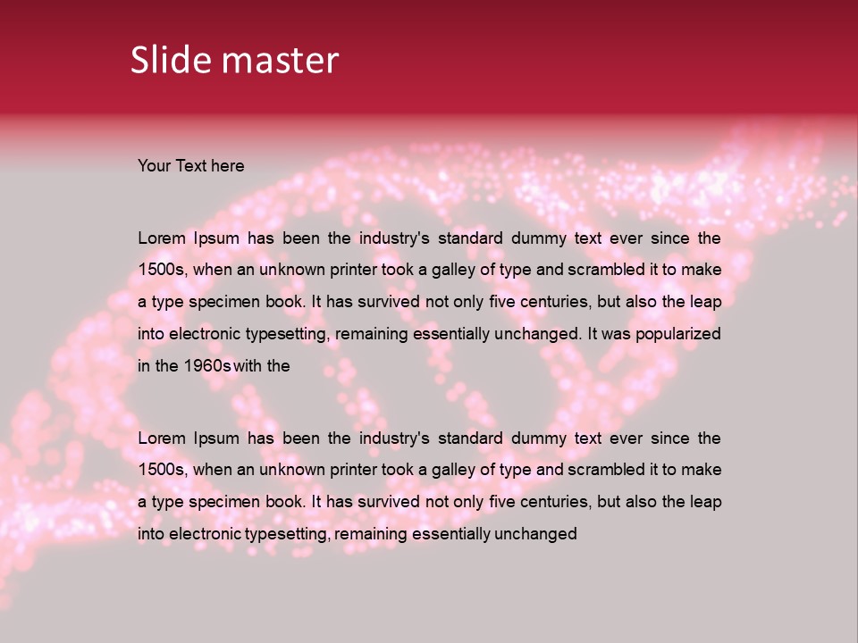 Atoms Biochemistry Biology PowerPoint Template