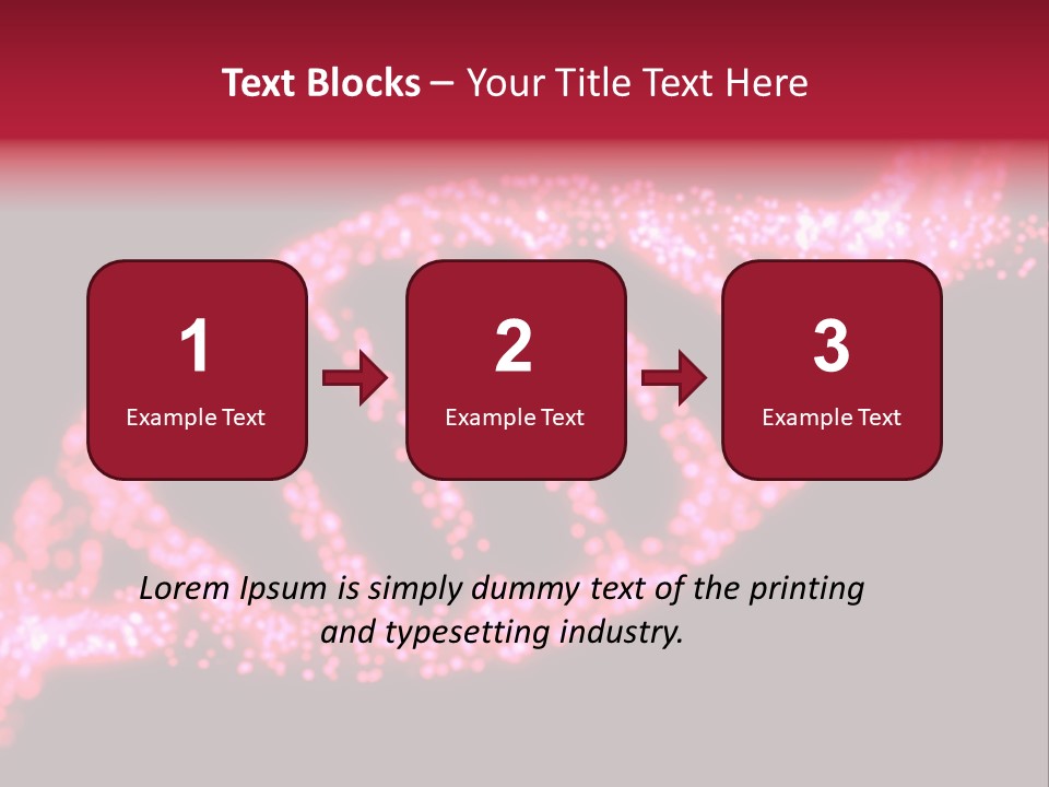 Atoms Biochemistry Biology PowerPoint Template