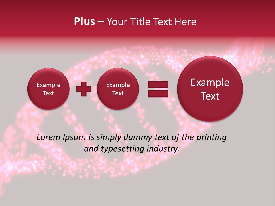 Atoms Biochemistry Biology PowerPoint Template