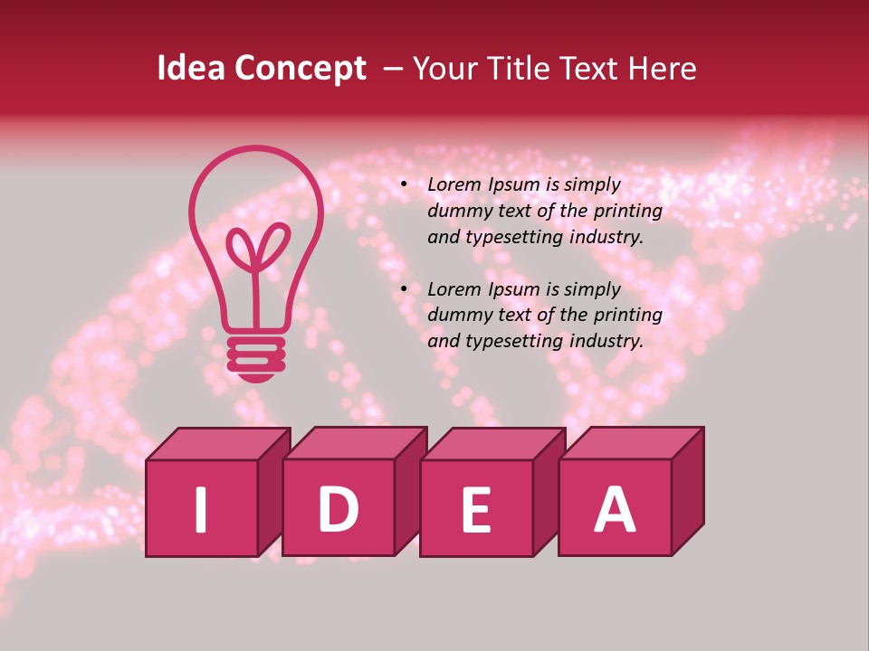Atoms Biochemistry Biology PowerPoint Template