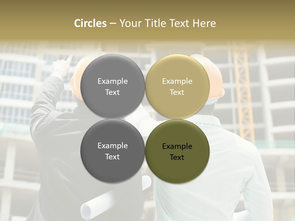 Colleague Businessman Rear PowerPoint Template