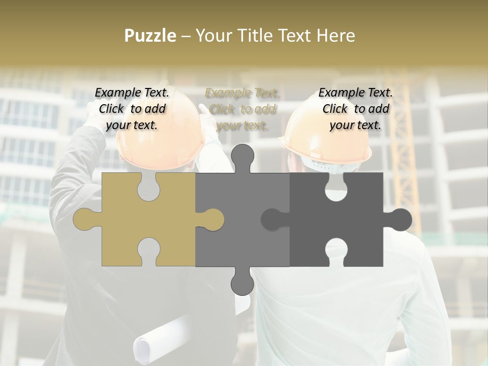 Colleague Businessman Rear PowerPoint Template