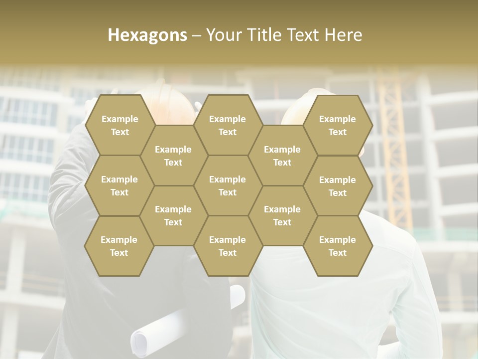 Colleague Businessman Rear PowerPoint Template