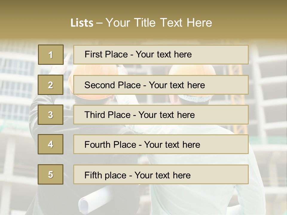 Colleague Businessman Rear PowerPoint Template