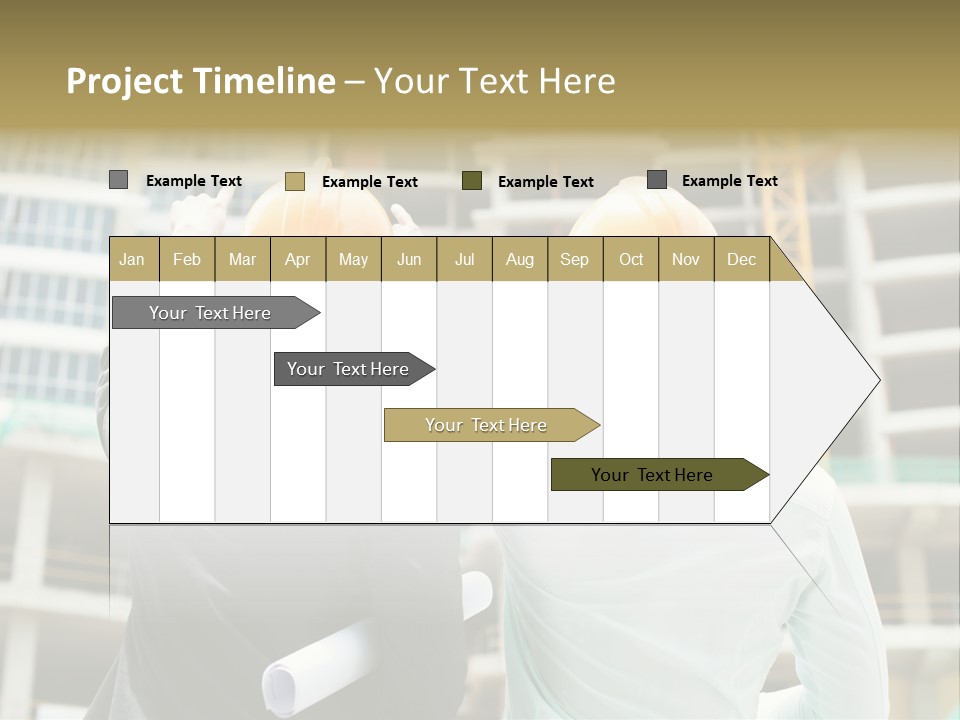 Colleague Businessman Rear PowerPoint Template